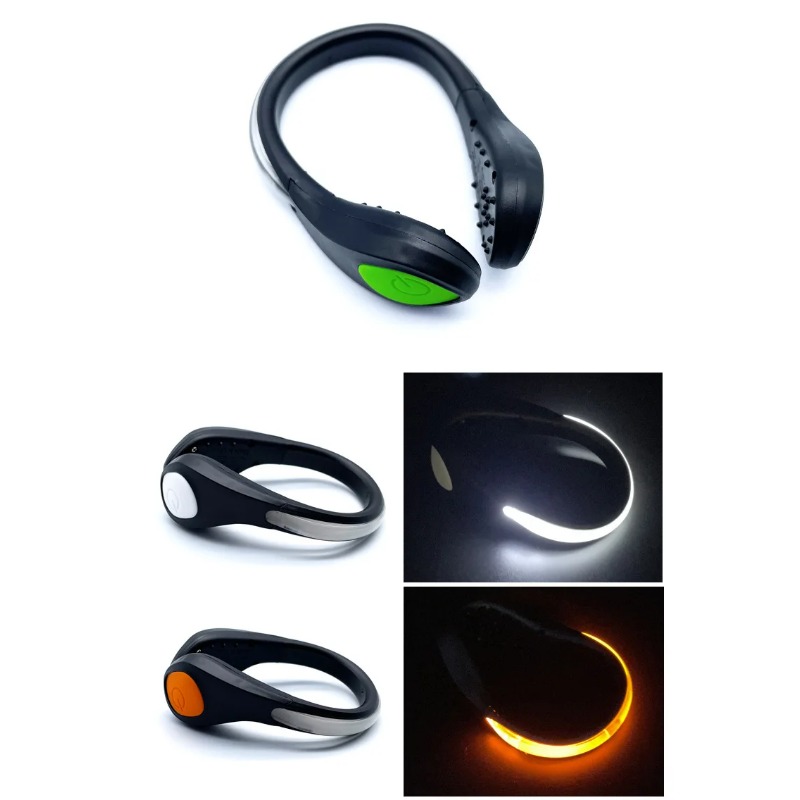 Running Gear Outdoor - New Luminous Shoe Clip Light LED