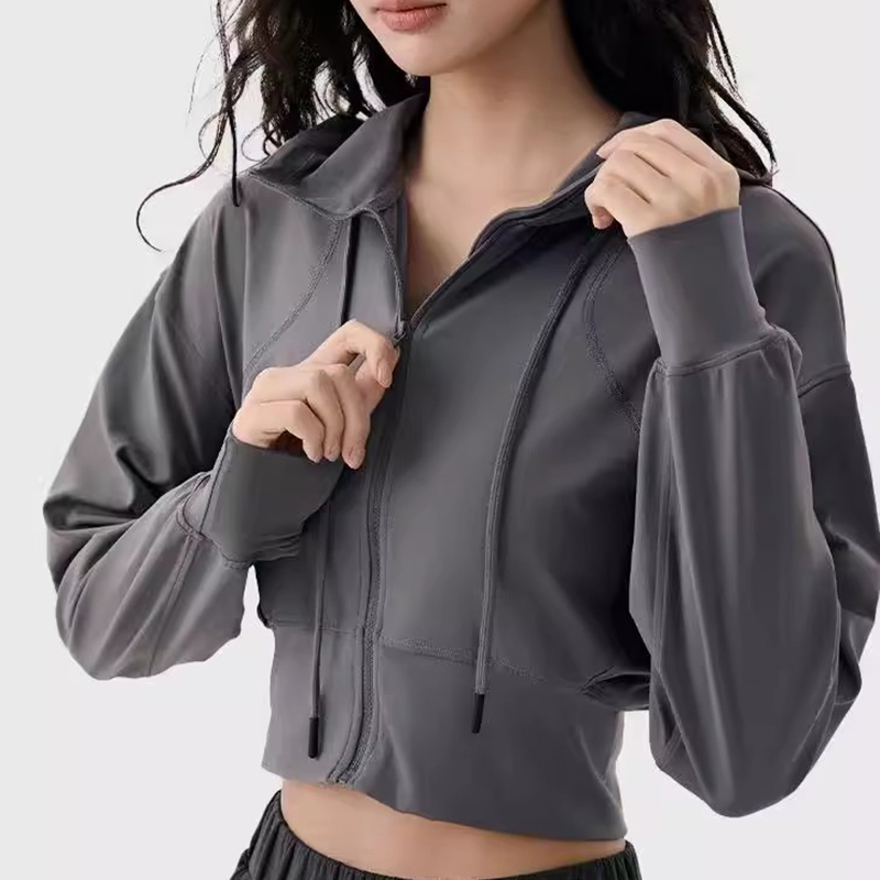 Women's Bat Hooded Casual Yoga - Winter Running Gear Jacket ulasan dan harga