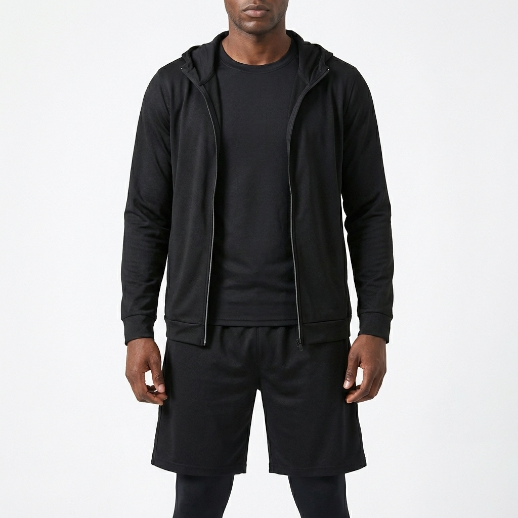 Fitness Full Set Suit Tracksui - Running Gear For Marathon ulasan dan harga