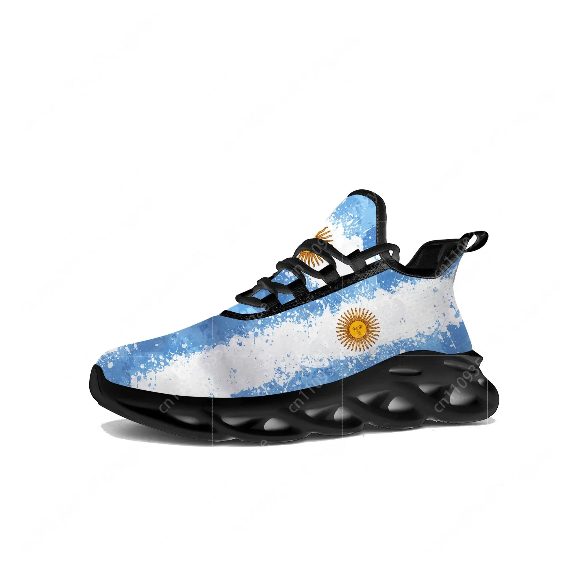 Argentine Flag Flats Sneakers  - Running Gear Shoes ulasan dan harga