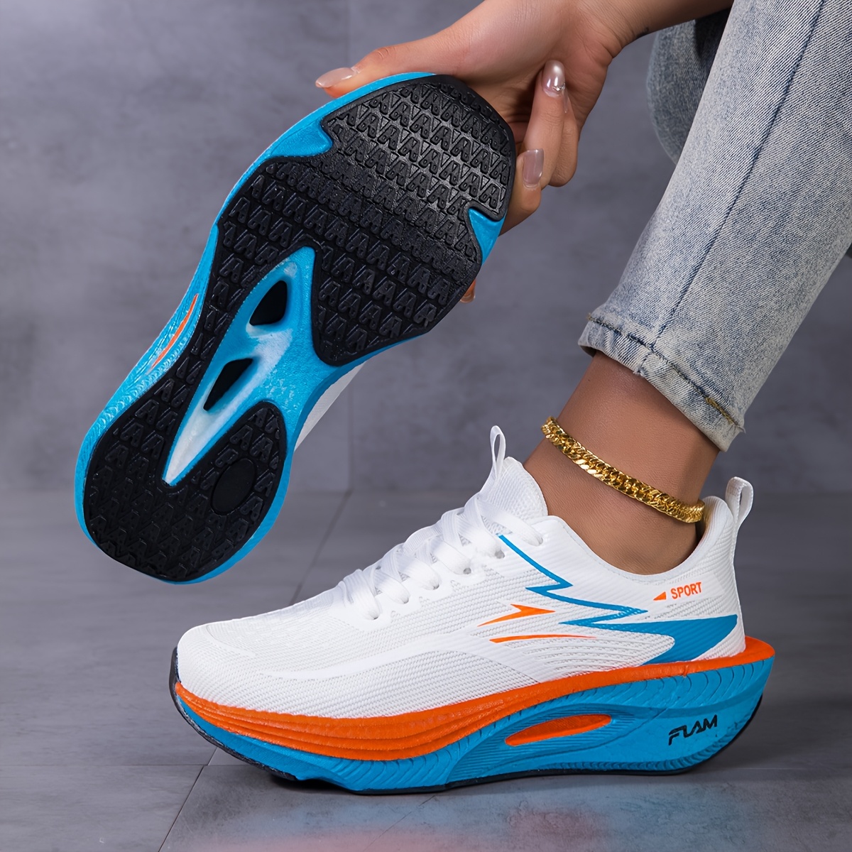 Women Sneakers Shoes Breathabl - Running Gear Shoes ulasan dan harga