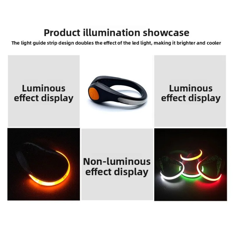 New Luminous Shoe Clip Light L - Running Gear Outdoor ulasan dan harga