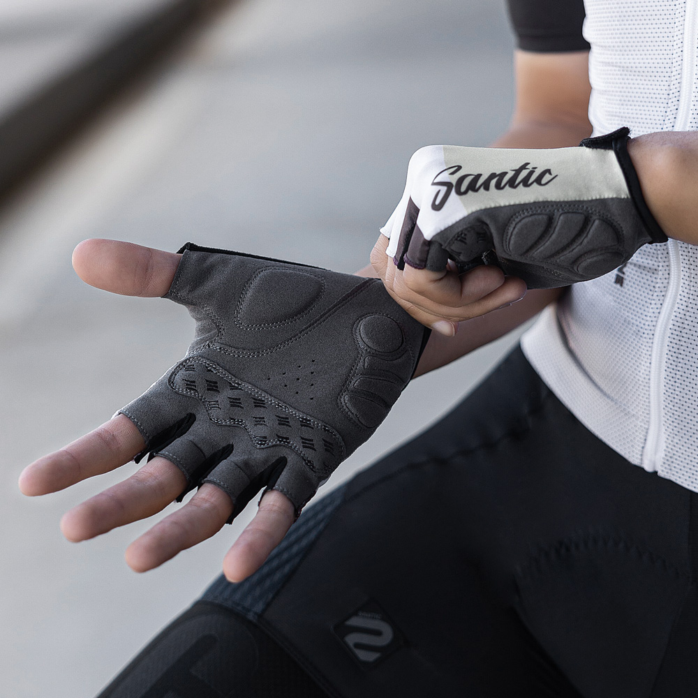 Santic Unisex Half Cycling Glo - Running Gear Outdoor ulasan dan harga
