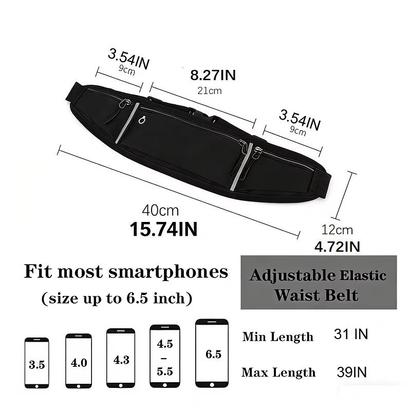 Professional Running Waist Bag - Running Gear Phone Holder ulasan dan harga