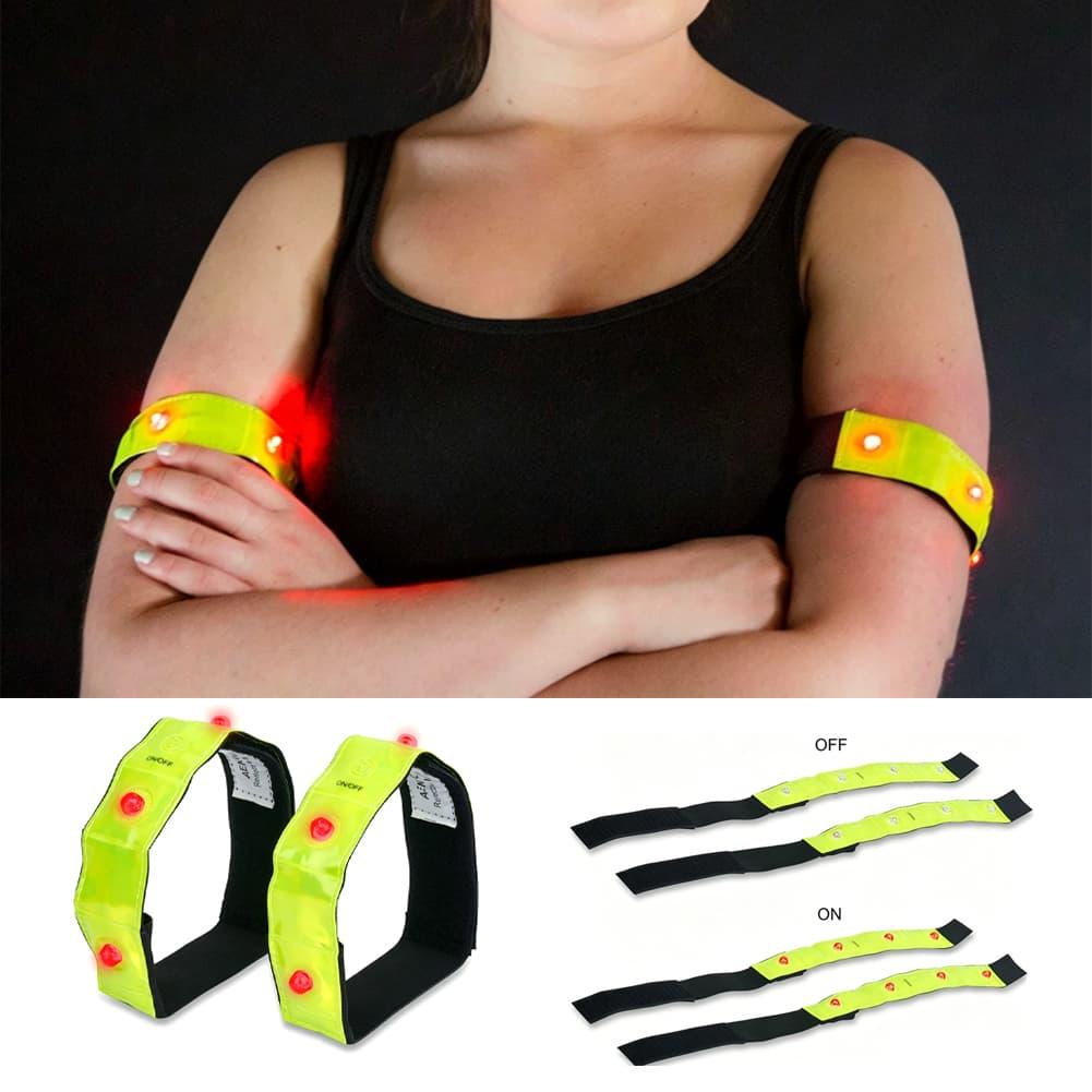 LED Reflective Armband With Fl - Running Visibility Gear ulasan dan harga