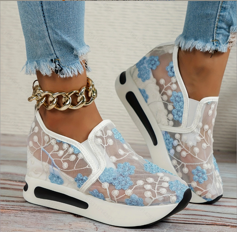 Lace Flats Platform Women Spor - Running Gear Shoes ulasan dan harga